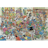 JUMBO Puzzle JvH Člověče, nezlob se bitva 2000 dílků
