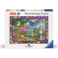 RAVENSBURGER Puzzle Království motýlů 1000 dílků