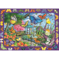 RAVENSBURGER Puzzle Království motýlů 1000 dílků
