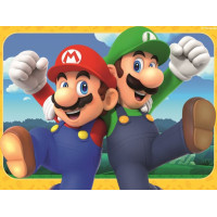 RAVENSBURGER Puzzle Super Mario a jeho dobrodružství 4v1 (12,16,20,24 dílků)