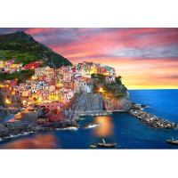 EUROGRAPHICS Puzzle Manarola za soumraku, Itálie 2000 dílků