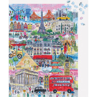 GALISON Puzzle Města z celého světa 1000 dílků