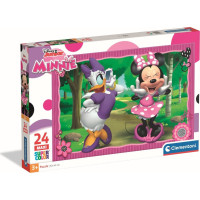 CLEMENTONI Puzzle Minnie a Daisy na procházce MAXI 24 dílků