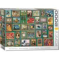 EUROGRAPHICS Puzzle Mistrovská díla 2000 dílků