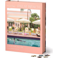 GALISON Puzzle U bazénu v Palm Beach 1000 dílků