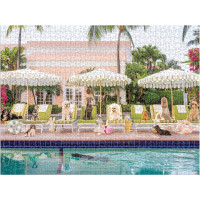 GALISON Puzzle U bazénu v Palm Beach 1000 dílků
