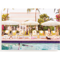GALISON Puzzle U bazénu v Palm Beach 1000 dílků