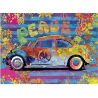 EUROGRAPHICS Puzzle v plechové krabičce Volkswagen Brouk 550 dílků