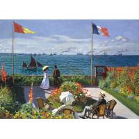 GRAFIKA Puzzle Zahrada v Sainte Adresse a Pole vlčích máků 2x500 dílků
