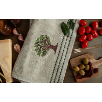 Sada kuchyňských ručníků 30x50 cm (3 kusy) - OLIVY