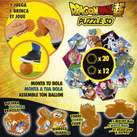 EDUCA 3D Puzzle Build&Play: Dračí míč 32 dílků