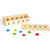 Bigjigs Toys Třídění barev, tvarů a čísel