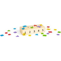 Bigjigs Toys Třídění barev, tvarů a čísel