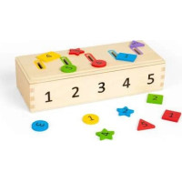 Bigjigs Toys Třídění barev, tvarů a čísel
