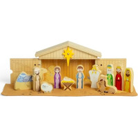 Bigjigs Toys Dřevěný Betlém