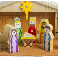 Bigjigs Toys Dřevěný Betlém