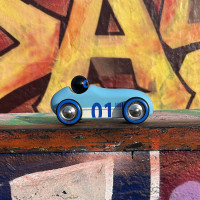 Vilac Dřevěné auto Old Sport Compet tyrkysové