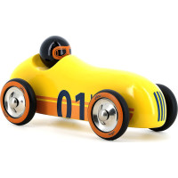 Vilac Dřevěné auto Old Sport Compet žluté