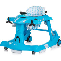 CHIPOLINO Chodítko interaktivní Airplane 3v1 Blue