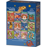 HACHETTE Čtvercové puzzle Astrologie 1000 dílků