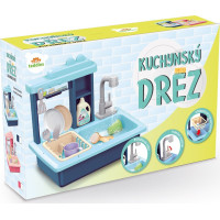 TEDDIES Dřez na mytí nádobí modrý