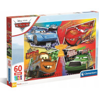 CLEMENTONI Puzzle Auta: Silná čtyřka MAXI 60 dílků
