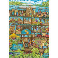 GRAFIKA Puzzle Farmářský trh 1000 dílků
