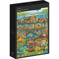GRAFIKA Puzzle Farmářský trh 1000 dílků