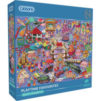 GIBSONS Puzzle Oblíbené hračky 1000 dílků