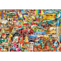 GRAFIKA Puzzle Retro hračky 1000 dílků