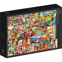 GRAFIKA Puzzle Retro hračky 1000 dílků