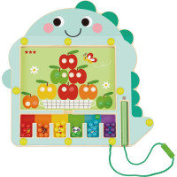 2Kids Toys Magnetická hra Třídění barev s dinosaurem