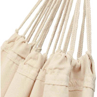 Pletená houpací síť BOHO - ecru