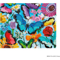 Chronicle Books Puzzle LEGO® Motýli a květiny 1000 dílků