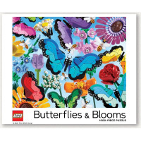 Chronicle Books Puzzle LEGO® Motýli a květiny 1000 dílků