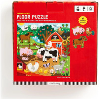 Mudpuppy Podlahové puzzle Kamarádi z farmy 25 dílků