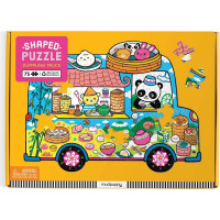 Mudpuppy Puzzle ve tvaru minibusu s občerstvením