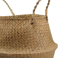 Sada BOHO košů z mořské trávy - 3 kusy - přírodní