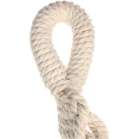 Pletená houpací síť BOHO - ecru