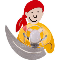 Nástěnné svítidlo PIRATE - žluté