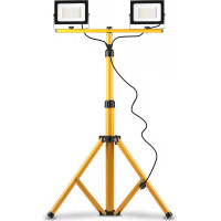 Halogenová LED stavební svítilna na stojanu RSL005-2x50W