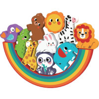 2Kids Toys Balanční puzzle se zvířátky 2 v 1