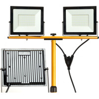 Halogenová LED stavební svítilna na stojanu RSL005-2x50W
