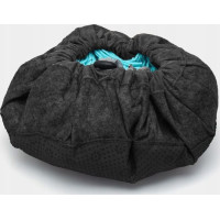 Čmuchací kobereček pro psa 48 cm - šedý/tyrkysový