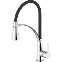 Sapho HEBE stojánková dřezová baterie se sprškou, chrom HT430