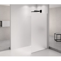 Polysan ARCHITEX BLACK MATT sprchová zástěna 1262mm, matné sklo AXB130MT