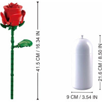 Sluban Flowers M38-B1101-04 Červená růže ve váze