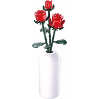 Sluban Flowers M38-B1101-04 Červená růže ve váze