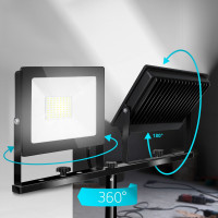 Halogenová LED stavební svítilna na stojanu RSL005-2x50W