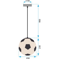 Dětské stropní svítidlo - FOOTBALL